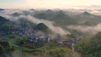 普底景区云雾缭绕2