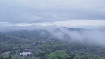 普底景区云雾缭绕