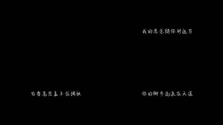 走天涯 - 龙梅子,老猫（1080P）