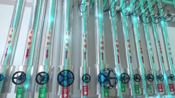 医院锅炉房供水管道水流特效