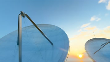 4K 卫星通信雷达探测扫描