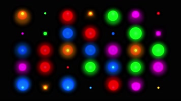 4K五彩缤纷闪烁灯光视频1