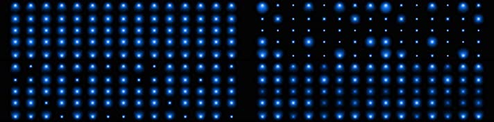 超宽屏幕蓝色闪烁灯光视频 循环