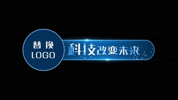 4K蓝色科技粒子字幕标题8款 4K蓝色科技粒子字幕标题8款