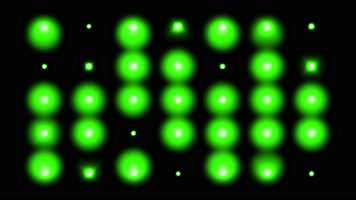 4K绿色闪烁灯光视频1