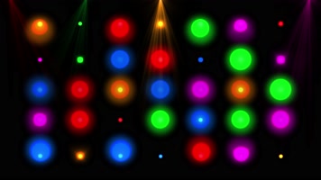 4K五彩缤纷闪烁灯光视频2