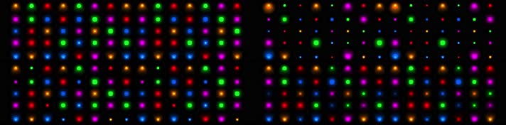 超宽屏幕彩色闪烁灯光视频 循环