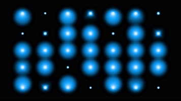 4K蓝色闪烁灯光视频2