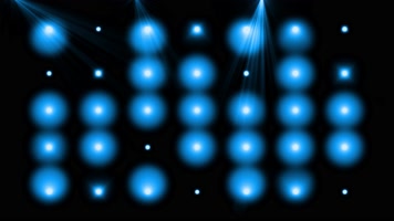 4K蓝色闪烁灯光视频1