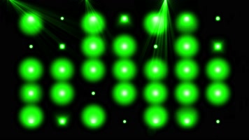 4K绿色闪烁灯光视频2