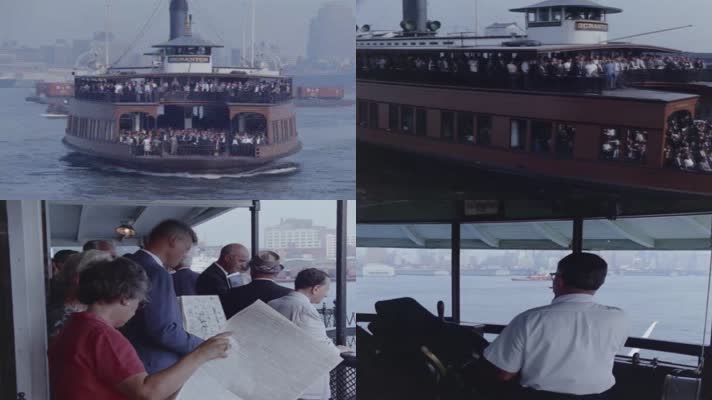 60年代美国上班摆渡船