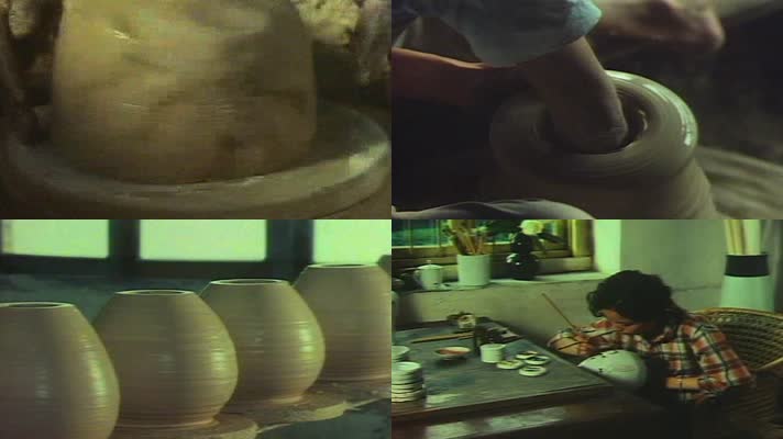 80年代的景德镇瓷器制作影像9