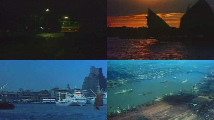 80年代的上海黄浦江沿岸影像9