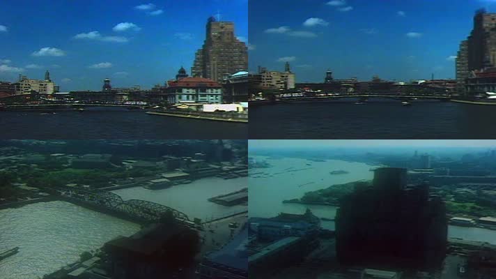 80年代的上海黄浦江沿岸影像2