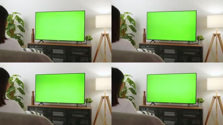 【4K】看电视绿幕
