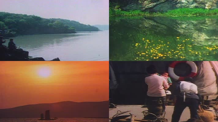 80年代太湖平原苏州河运影像视频13