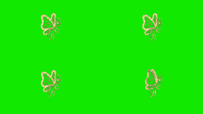 【4K】卡通蝴蝶