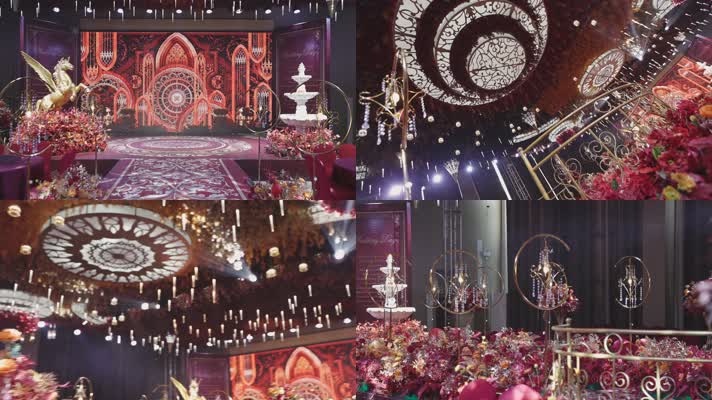 婚礼现场 华丽布场