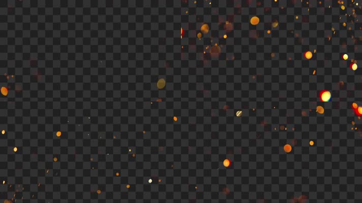 4K-金色光斑粒子-alpha通道