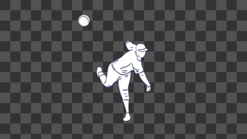 mg棒球手投球转场-alpha通道