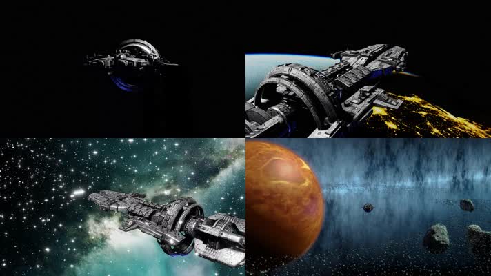 【4K】飞船星际旅行