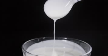 唯美液态丝滑酸奶健康诱人醇香水果 4k