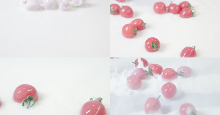 水果撞奶鲜奶纯牛奶健康诱人醇香 4k高速