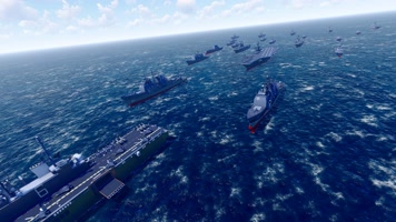 4k 航空母舰战斗群下海演习