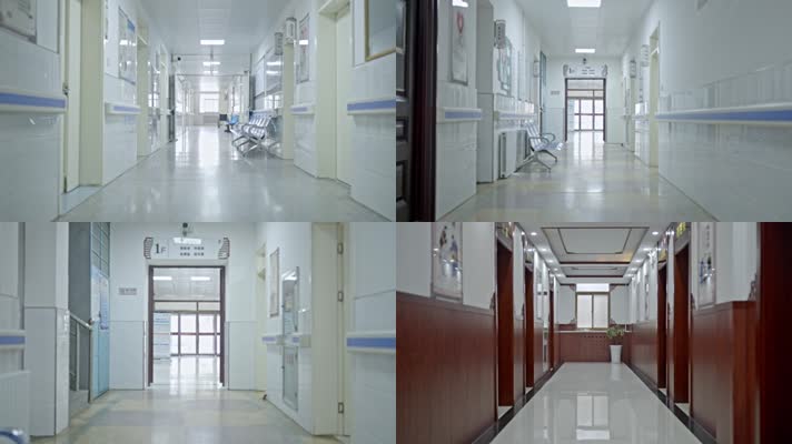 现代医院走廊