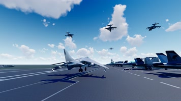 4K 航母舰队战斗群出海作战