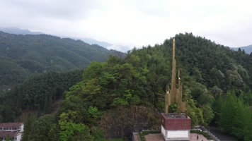 井冈山革命烈士陵园4K航拍