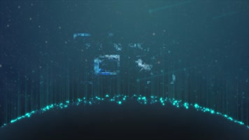 星星粒子飘散唯美logo片头片尾