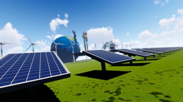 4k 碳中和新能源发电环保素材 4k 碳中和新能源发电环保素材