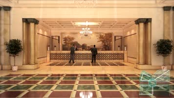 三维地产 动画 商务 商业 科技 素材 商场