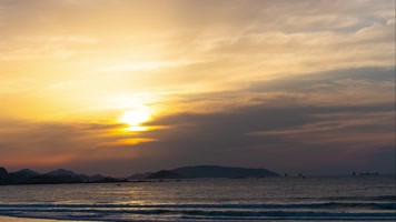 4K东山岛金銮湾日出延时