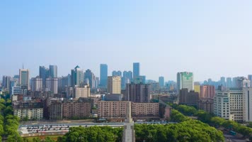 南昌八一广场航拍