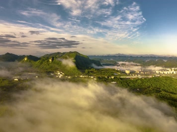 5K延时航拍毕节普底景区云海