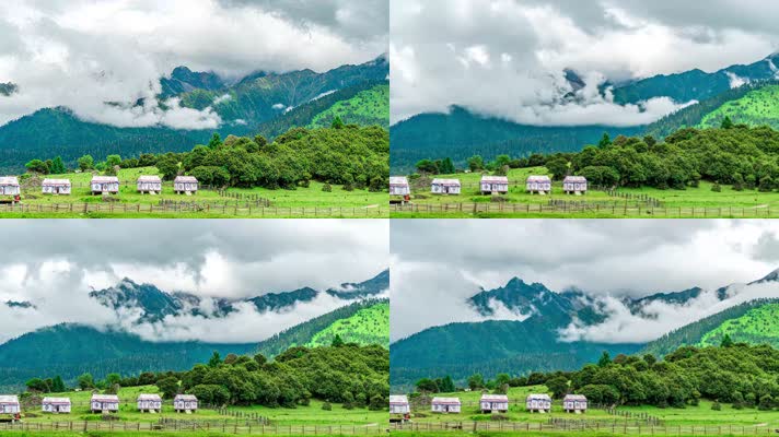 西藏林芝自然风光延时