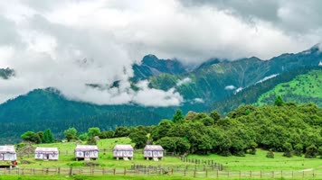 西藏林芝自然风光延时