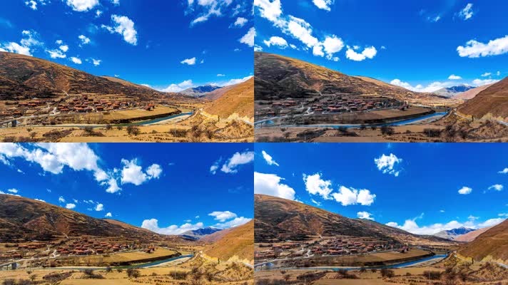 西藏卡萨湖自然风光延时