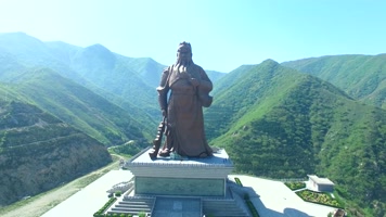 武圣关公-关二爷-关云长-航拍关公像