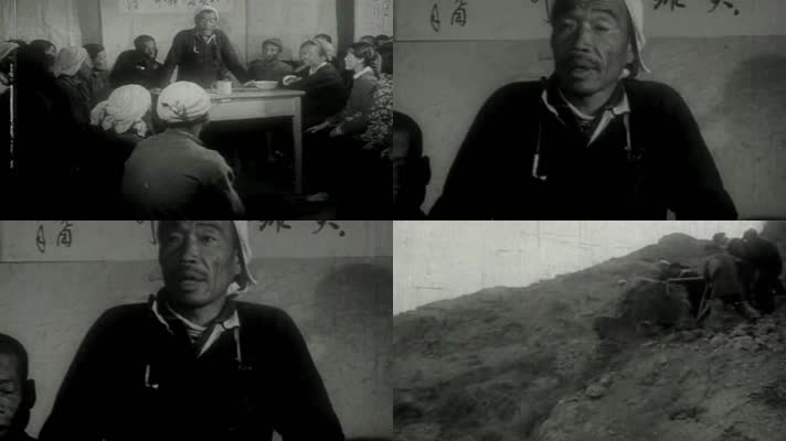 50年代山西农村农民劳动影像15