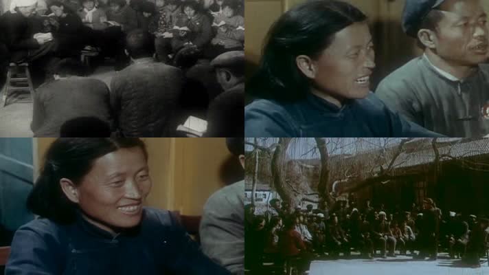 60年代中国山西农村农民劳动影像3