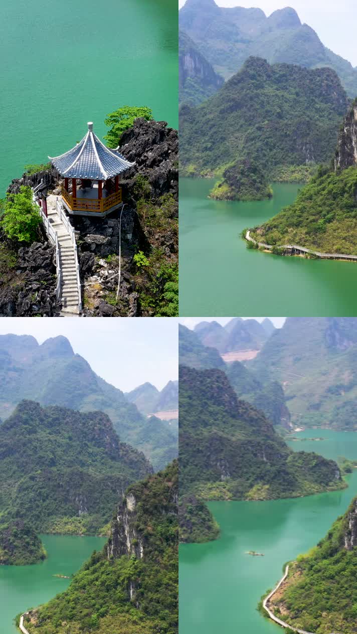 高清航拍浩坤湖 (1)