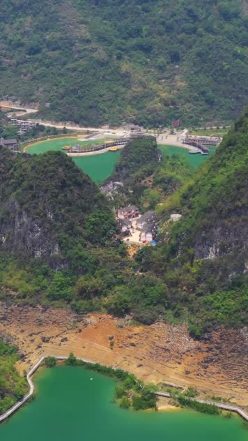 高清航拍浩坤湖 (2)