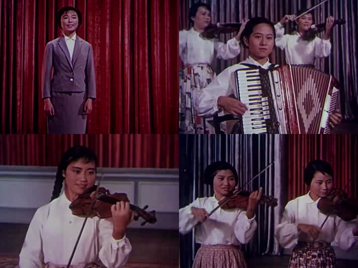 60年代中国文艺工作者舞台表演影像12