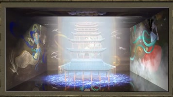 裸眼3D敦煌壁画