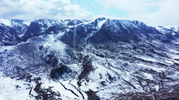 甘肃甘南郎木寺自然风光4K航拍