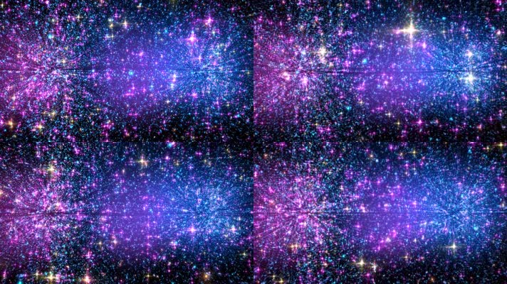 动感十字星闪烁