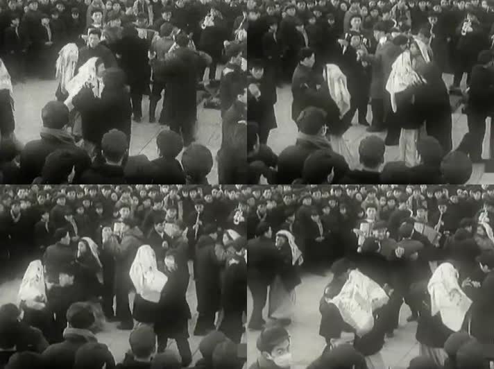 50年代北京城市文化娱乐-广场交谊舞